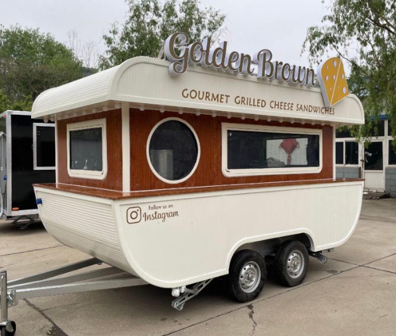 Golden Brown Food Truck